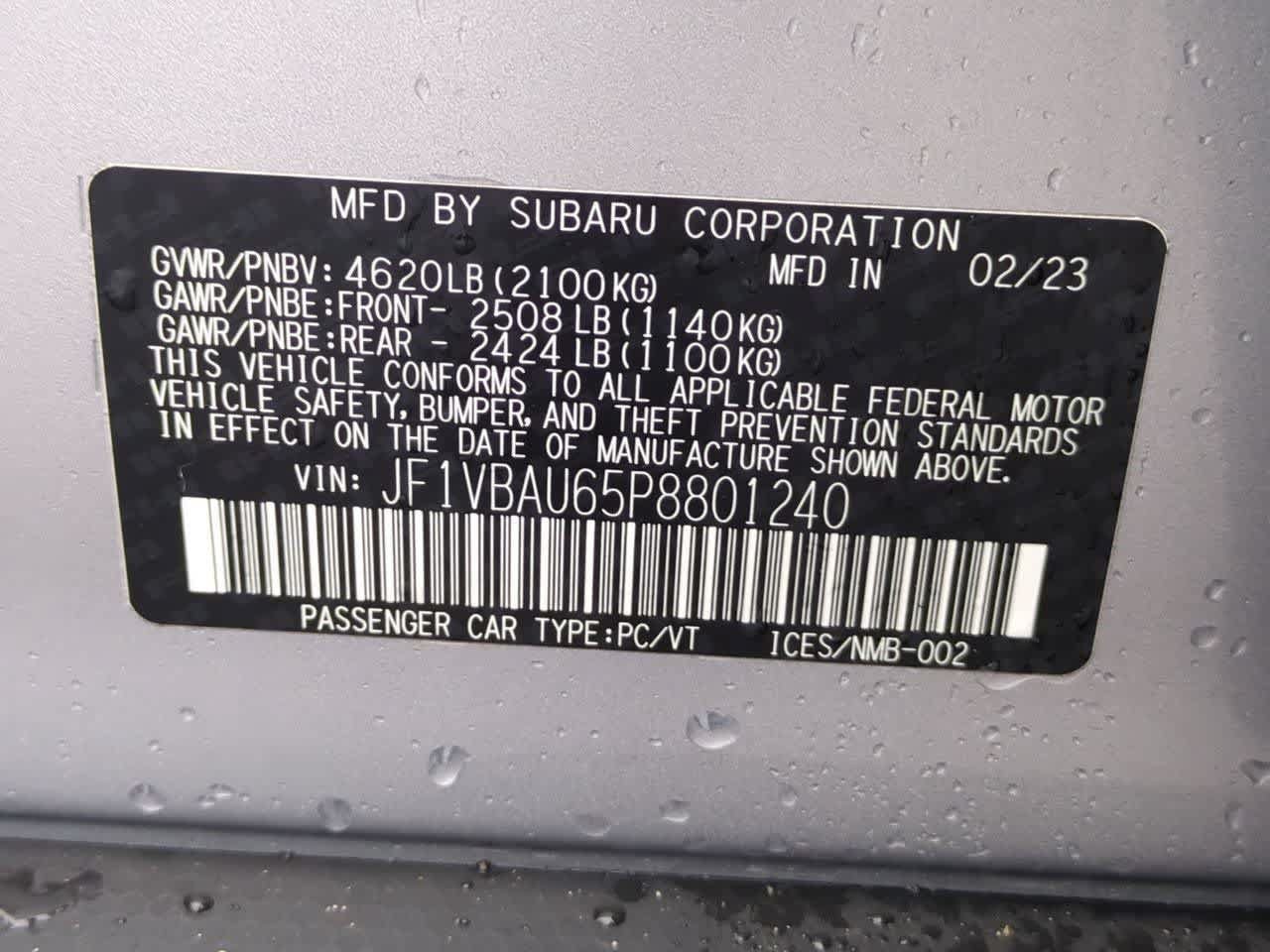 Used 2023 Subaru WRX GT AWD/4WD image 37