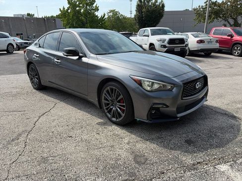 Used 2021 INFINITI Q50 Red Sport 400 w/ Proactive Package AWD/4WD image 3