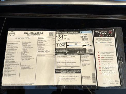 New 2026 Nissan Rogue Platinum image 12