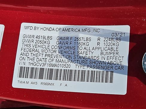 Used 2021 Honda Accord Hybrid image 27