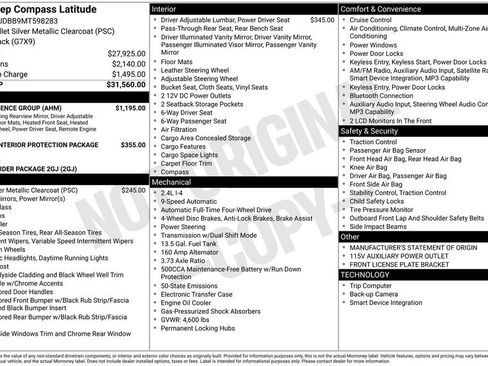 Used 2021 Jeep Compass Latitude w/ Convenience Group image 2