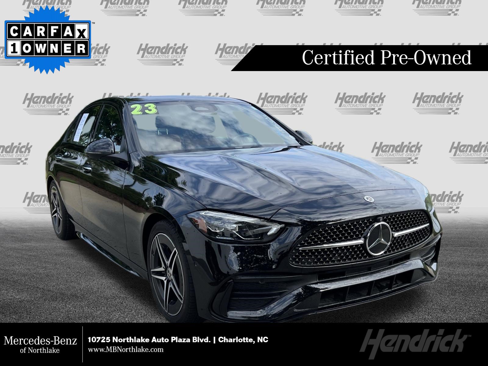 Certified 2023 Mercedes-Benz C 300 Sedan w/ AMG Line w/ Night Package image 1