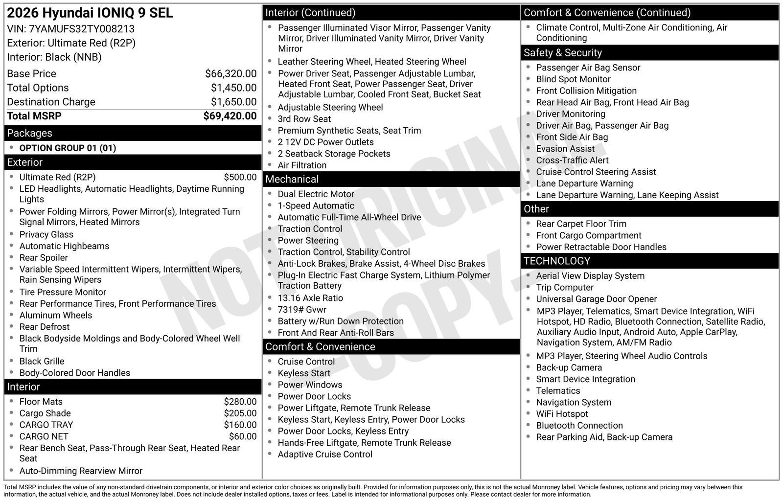 New 2026 Hyundai Ioniq 9 SEL AWD/4WD image 20
