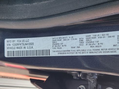 Used 2020 RAM 1500 Limited image 25