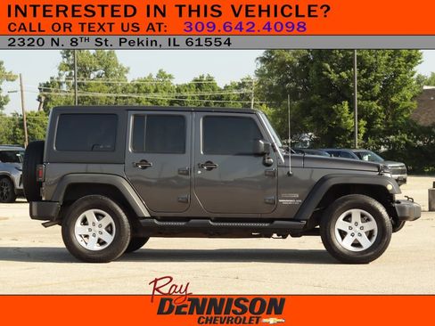 Used 2017 Jeep Wrangler Unlimited Sport w/ Quick Order Package 24S AWD/4WD image 8