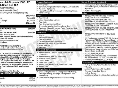 Used 2022 Chevrolet Silverado 1500 LTZ w/ LTZ Premium Package AWD/4WD image 5
