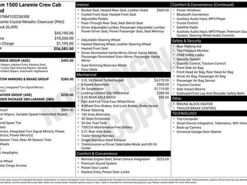Used 2016 RAM 1500 Laramie w/ Convenience Group image 33