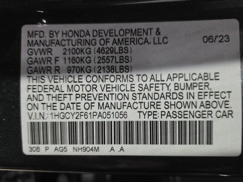 Used 2023 Honda Accord EX-L image 12