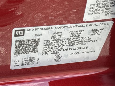 New 2026 Chevrolet Silverado 1500 LT Trail Boss w/ Convenience Package II AWD/4WD image 34