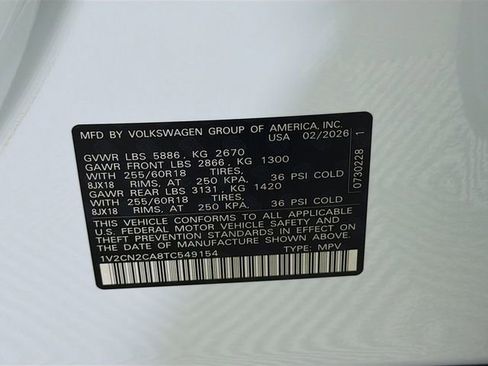 New 2026 Volkswagen Atlas Peak Edition AWD/4WD image 36