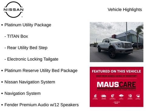 Used 2019 Nissan Titan Platinum Reserve w/ Platinum Utility Package AWD/4WD image 8