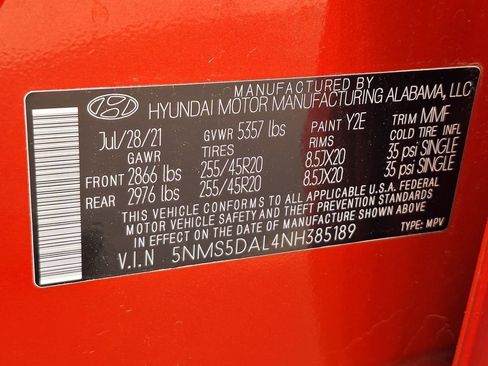 Used 2022 Hyundai Santa Fe Calligraphy AWD/4WD image 39