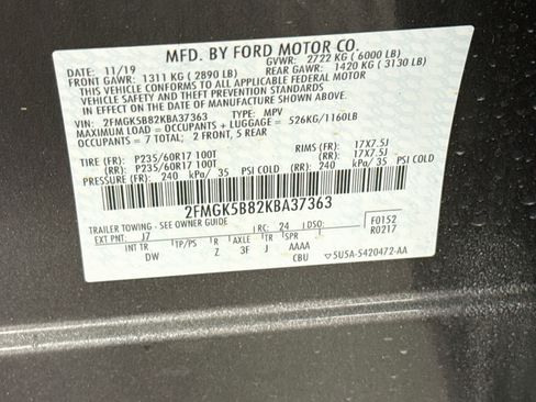 Used 2019 Ford Flex SE FWD image 39