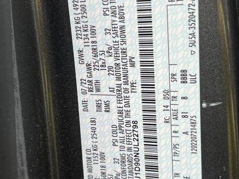 Certified 2022 Lincoln Corsair AWD w/ Equipment Group 101A image 26