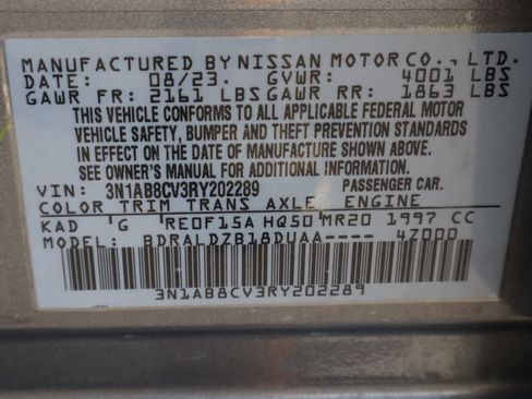 Used 2024 Nissan Sentra SV w/ All-Weather Package FWD image 31