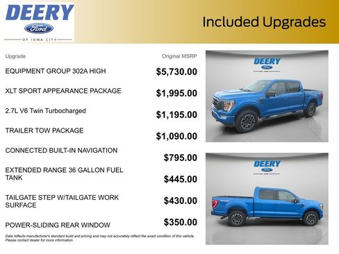 Certified 2021 Ford F150 XLT w/ Equipment Group 302A High AWD/4WD image 11
