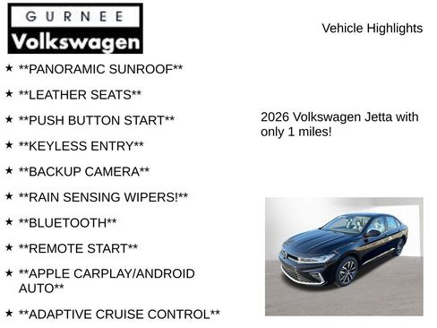 New 2026 Volkswagen Jetta SE image 8
