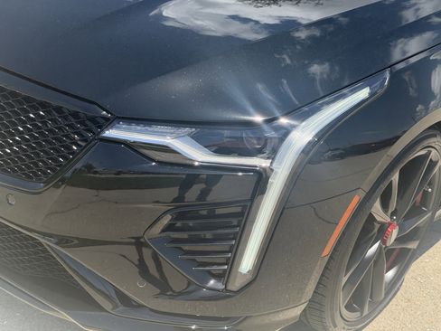 Certified 2025 Cadillac CT4 V w/ LPO, Red Accent Package RWD image 8
