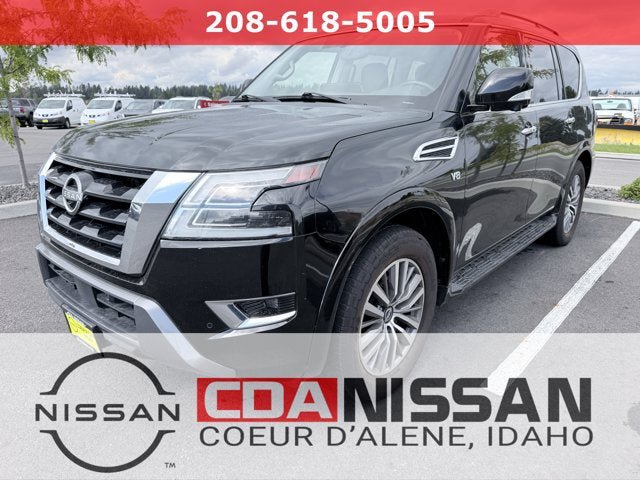 Certified 2021 Nissan Armada SL w/ Captain's Chairs Package AWD/4WD image 1