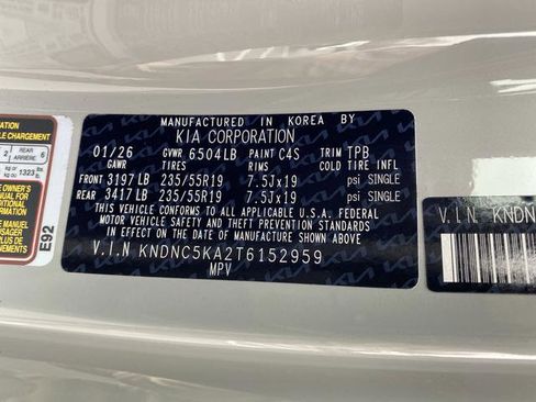 New 2026 Kia Carnival EX image 49