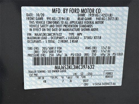 Used 2021 Ford EcoSport Titanium image 37