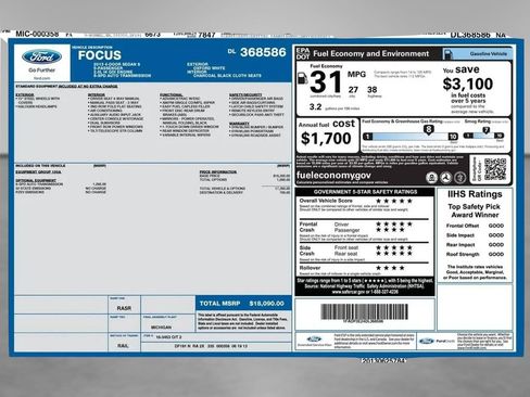 Used 2013 Ford Focus S FWD image 2