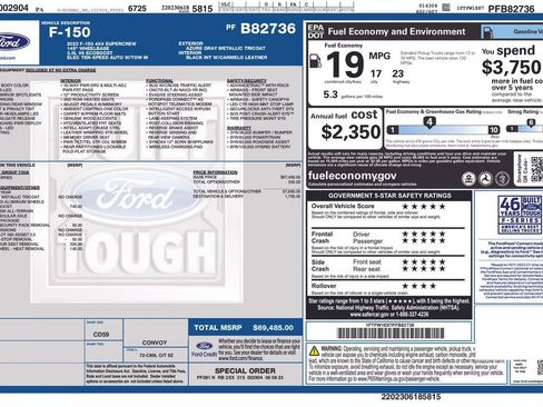 Used 2023 Ford F150 Platinum image 2