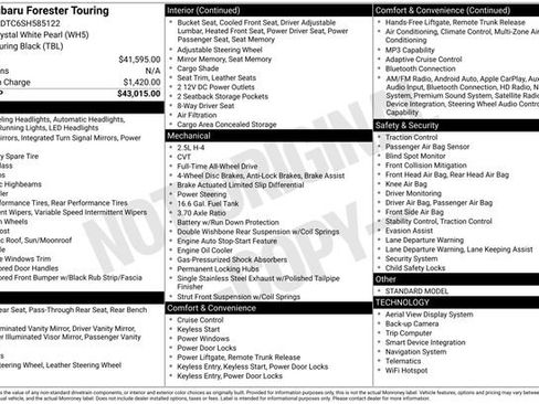 Certified 2025 Subaru Forester Touring image 2