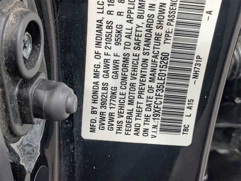 Used 2020 Honda Civic EX image 19