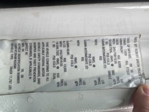 Used 2008 Chevrolet Kodiak C4500 4x4 Regular Cab image 15