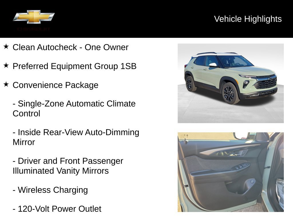 Used 2025 Chevrolet TrailBlazer ACTIV w/ Convenience Package AWD/4WD image 17