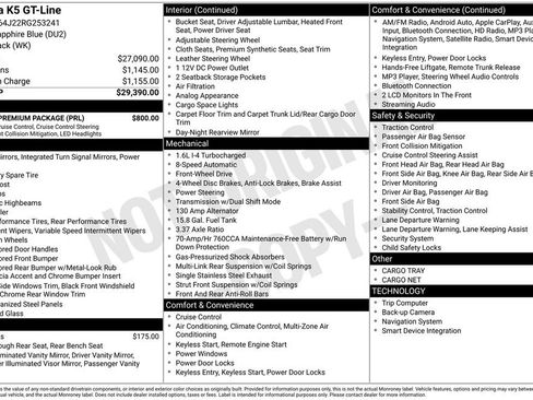 Used 2024 Kia K5 GT-Line w/ GT-Line Premium Package image 18