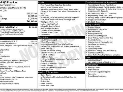 Used 2023 Audi Q5 2.0T Premium w/ Convenience Package image 32