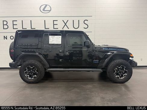 Used 2021 Jeep Wrangler Unlimited Rubicon 4xe image 3