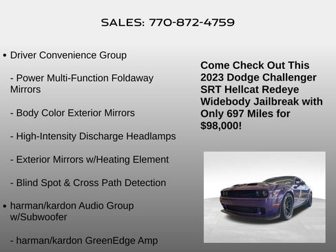 Used 2023 Dodge Challenger SRT Hellcat image 15