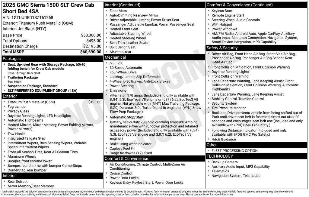 Used 2025 GMC Sierra 1500 SLT AWD/4WD image 40