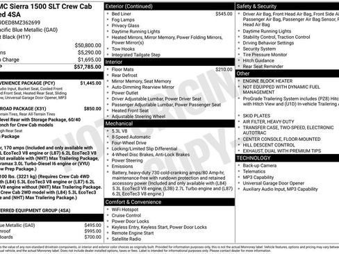 Used 2021 GMC Sierra 1500 SLT w/ SLT Convenience Package image 2