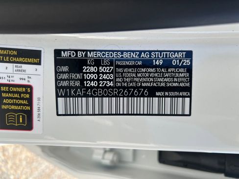 Certified 2025 Mercedes-Benz C 300 Sedan image 27