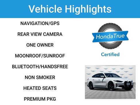 Used 2023 BMW i4 eDrive35 w/ Premium Package RWD image 7