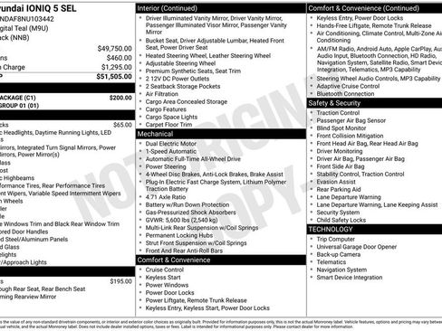 Used 2022 Hyundai Ioniq 5 SEL w/ Cargo Package AWD/4WD image 7
