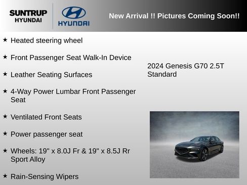 Used 2024 Genesis G70 2.5T w/ Sport Prestige Package AWD/4WD image 18