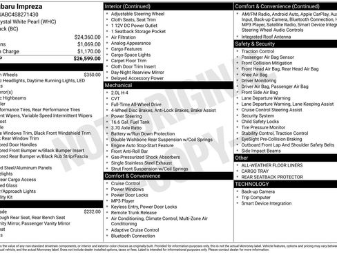 Used 2025 Subaru Impreza 2.0i image 27