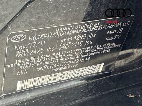 Used 2012 Hyundai Sonata SE FWD image 27