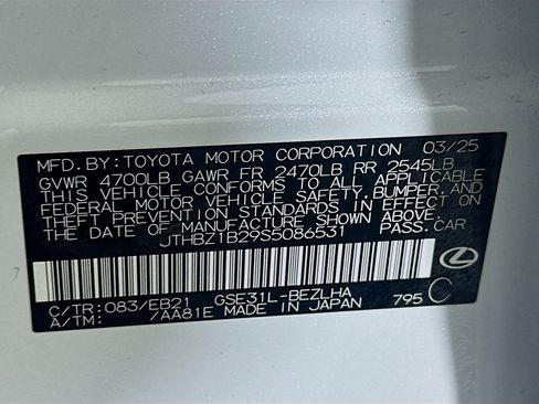 Used 2025 Lexus IS 350 F Sport w/ Accessory Package 2 RWD image 12