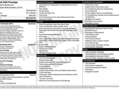 Used 2020 Audi SQ5 Prestige w/ Prestige Package image 2