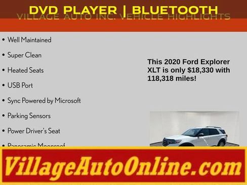 Used 2020 Ford Explorer XLT w/ Equipment Group 202A AWD/4WD image 8