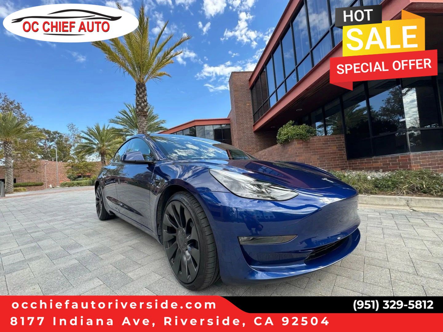 Used 2023 Tesla Model 3 Performance AWD/4WD image 1