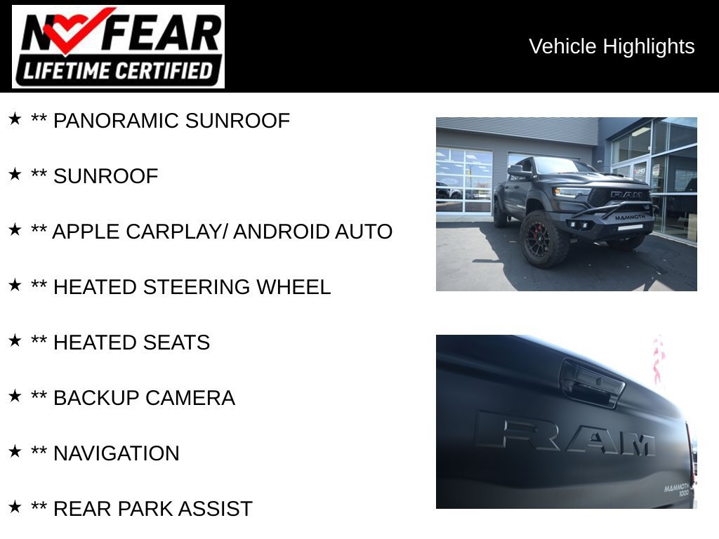 Used 2023 RAM 1500 TRX w/ TRX Level 2 Equipment Group AWD/4WD image 2