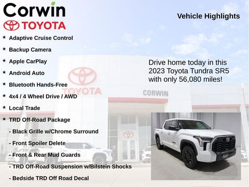 Used 2023 Toyota Tundra SR5 w/ TRD Off-Road Package image 6