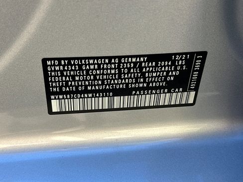 Certified 2022 Volkswagen GTI Autobahn image 30